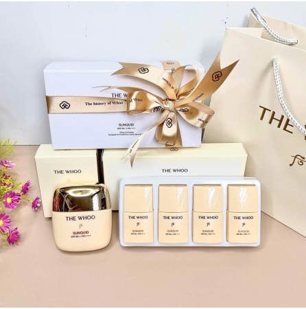 Set Chống Nắng WHOO SUNQUID spf 50+