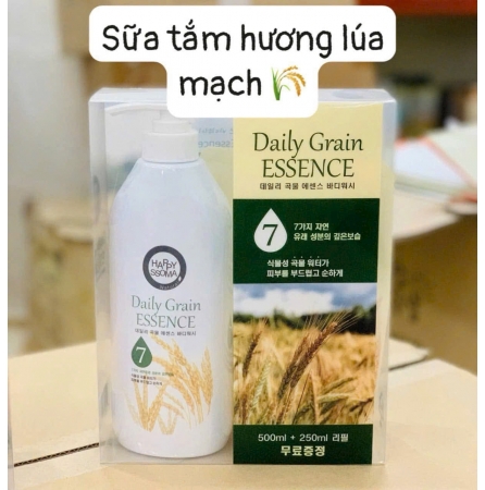 Sữa tắm hương gạo và hương hoa Happy Ssoma Daily Grain Essence