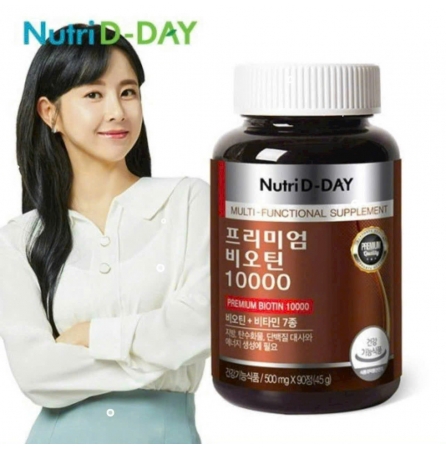 VIÊN UỐNG BIOTIN 10000 NUTRI D-DAY PREMIUM HỖ TRỢ MỌC TÓC HÀN QUỐC