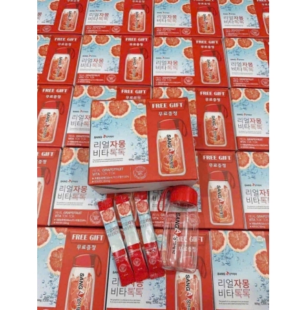 TRÀ BƯỞI ĐỎ ÉP GIẢM CÂN VITA TOKTOK