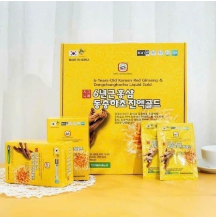 NƯỚC HỒNG SÂM ĐÔNG TRÙNG HẠ THẢO HÀN QUỐC